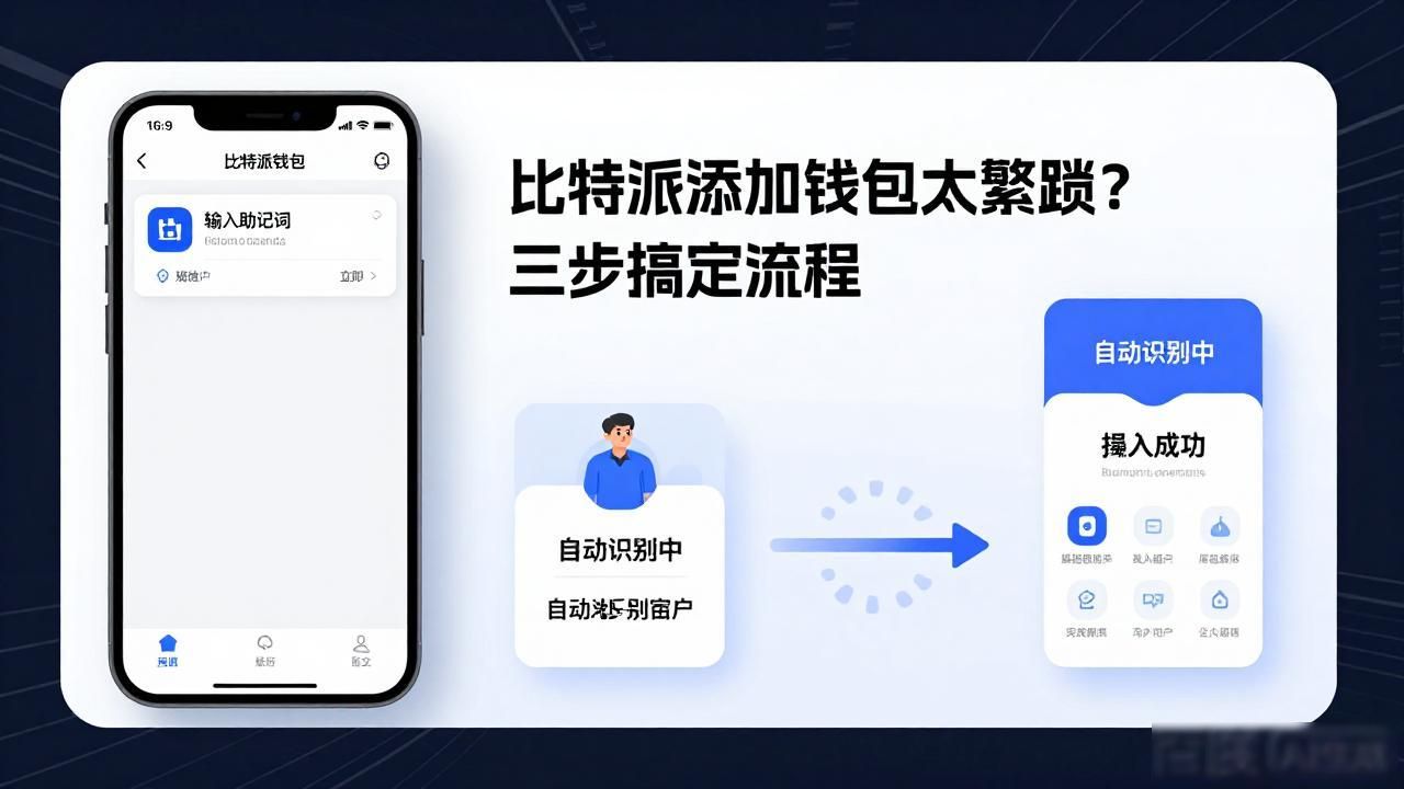 比特派添加钱包太繁琐？三步搞定流程