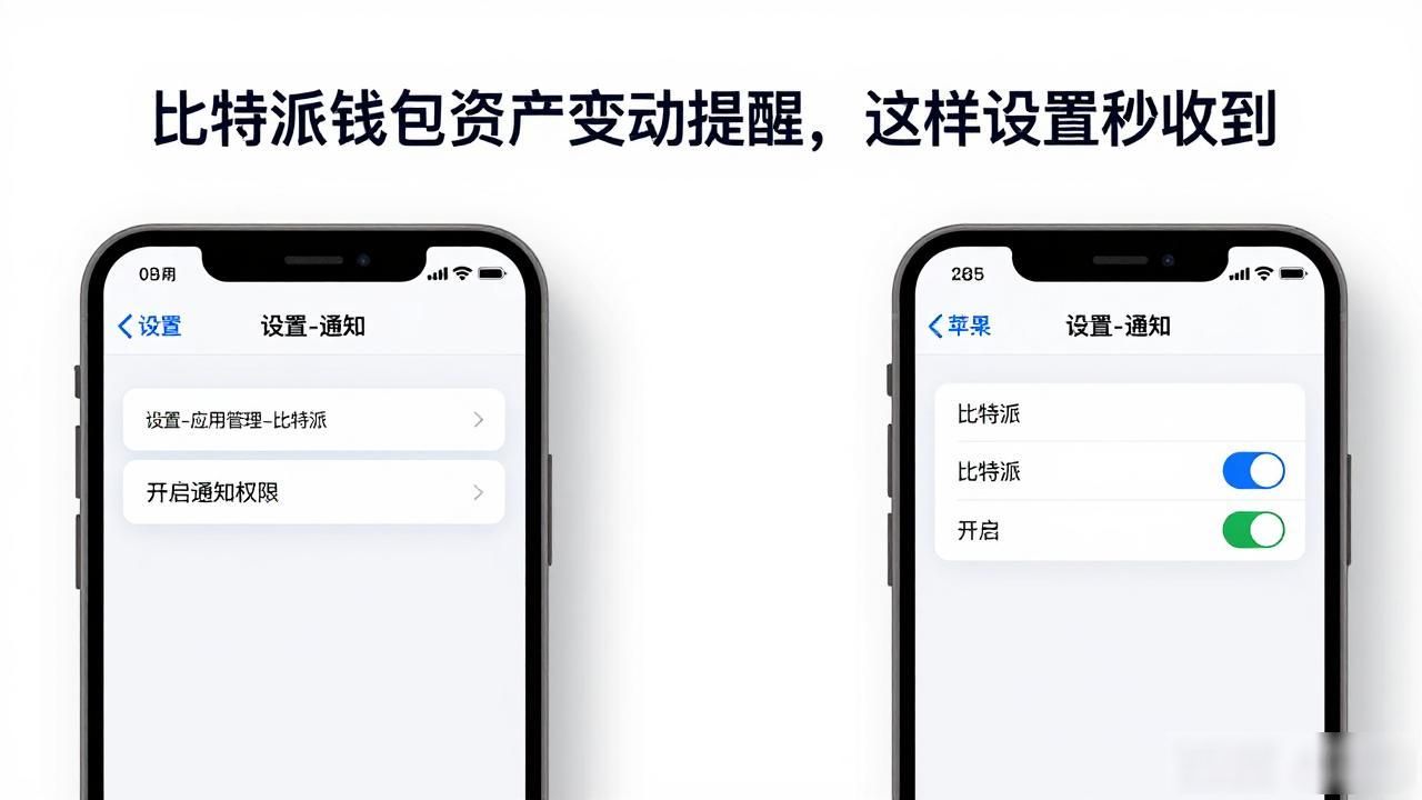 比特派钱包资产变动提醒，这样设置秒收到