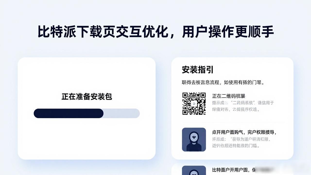 比特派下载页交互优化，用户操作更顺手