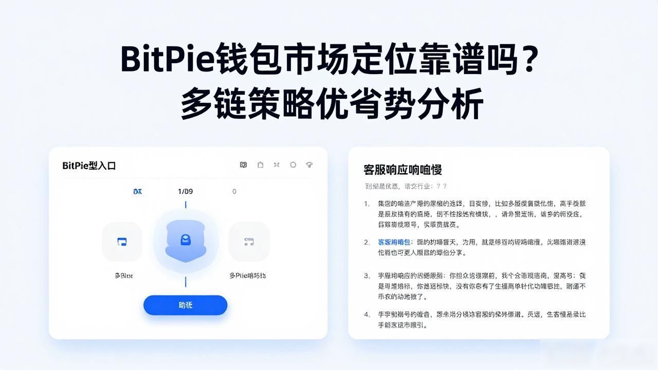 BitPie钱包市场定位靠谱吗？多链策略优劣势分析