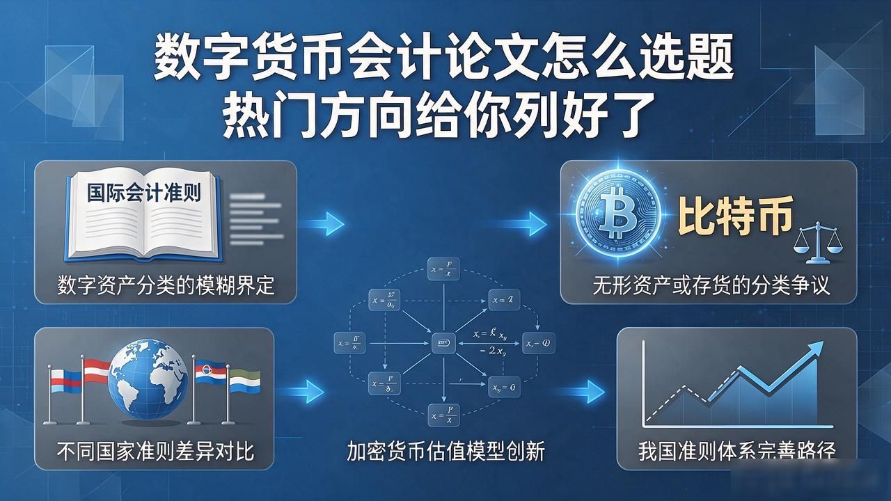 数字货币会计论文怎么选题 热门方向给你列好了