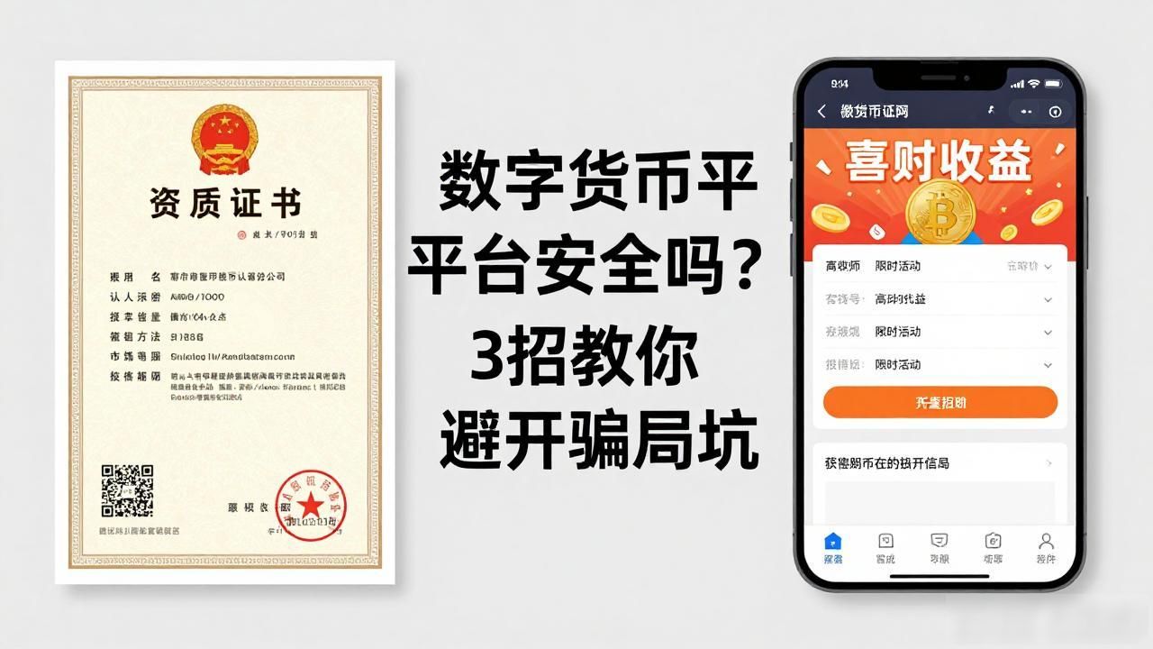 数字货币平台安全吗？3招教你避开骗局坑