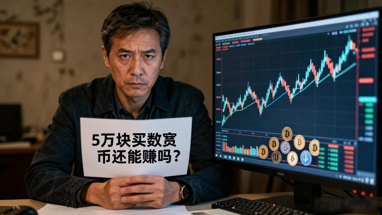 5万块买数字货币还能赚吗？过来人掏心窝子说几句
