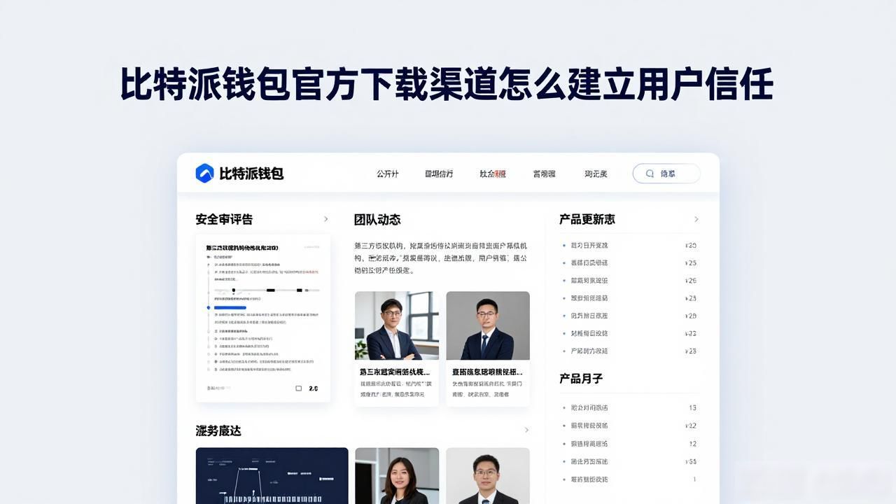 比特派钱包官方下载渠道怎么建立用户信任