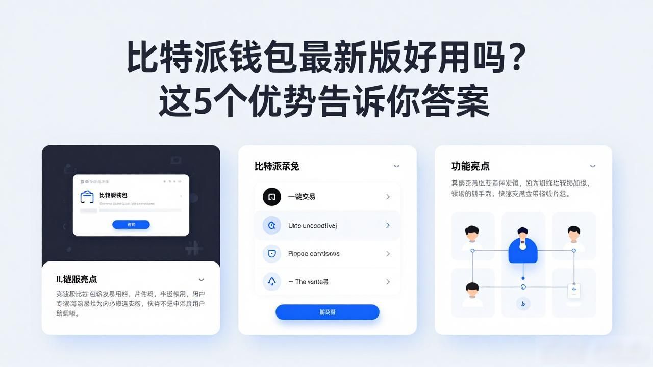 比特派钱包最新版好用吗？这5个优势告诉你答案
