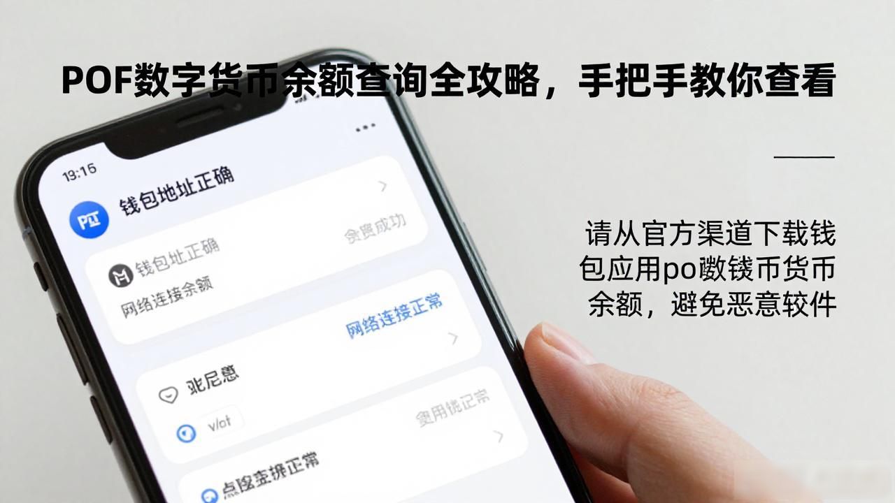 POF数字货币余额查询全攻略，手把手教你查看