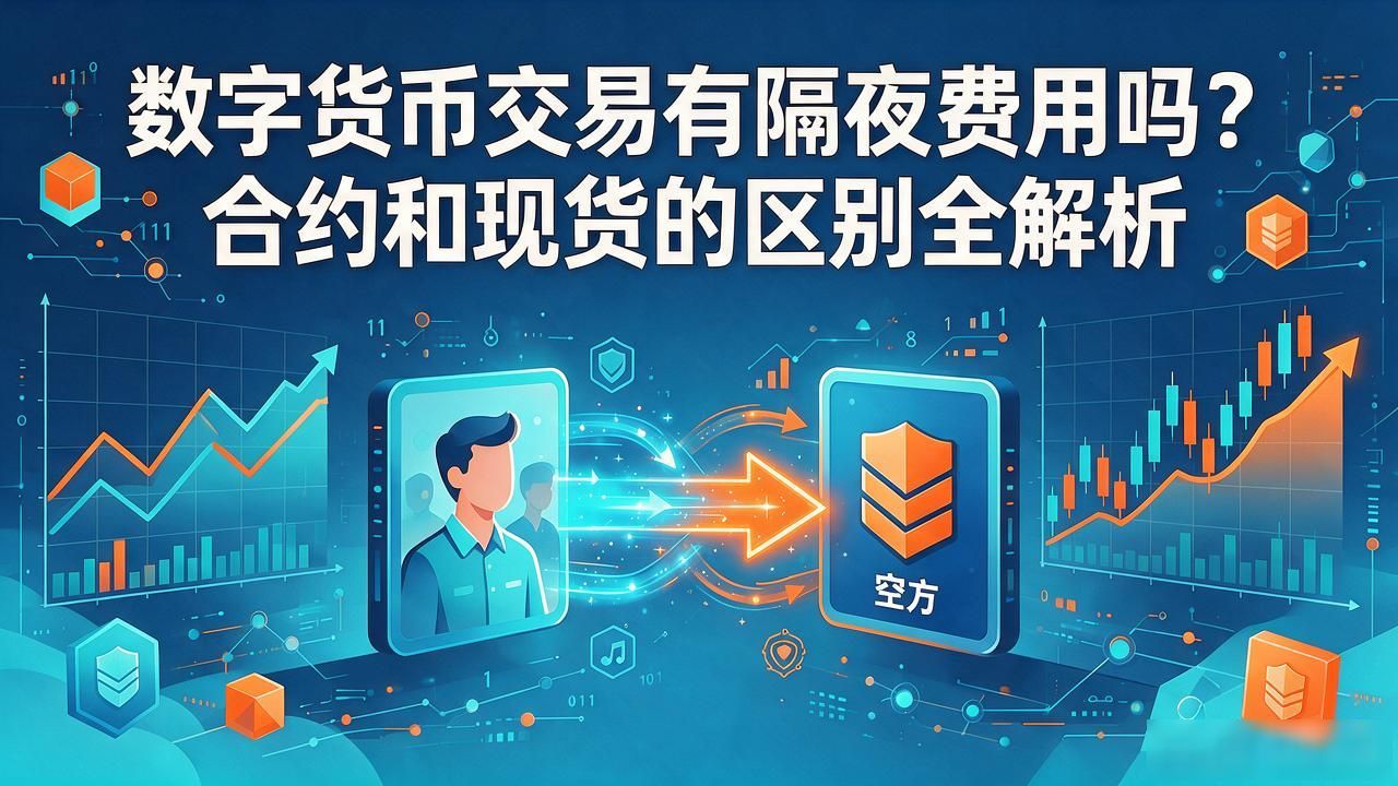 数字货币交易有隔夜费用吗？合约和现货的区别全解析