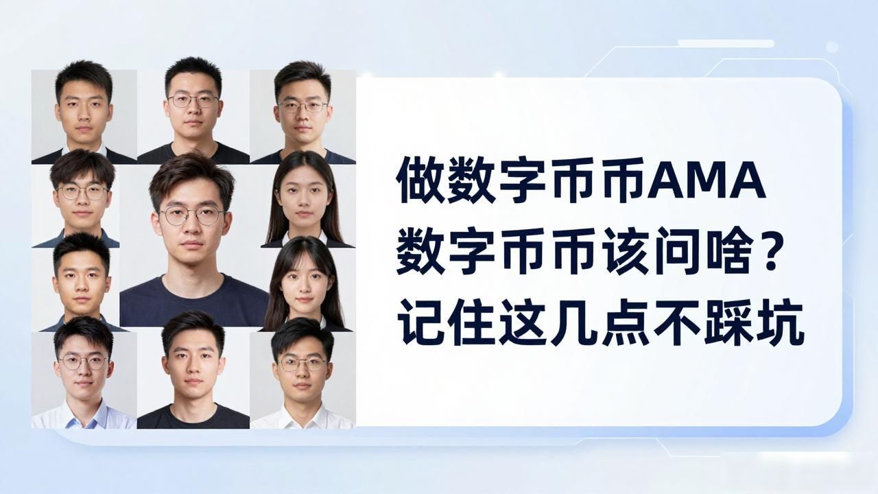 做数字货币AMA该问啥？记住这几点不踩坑