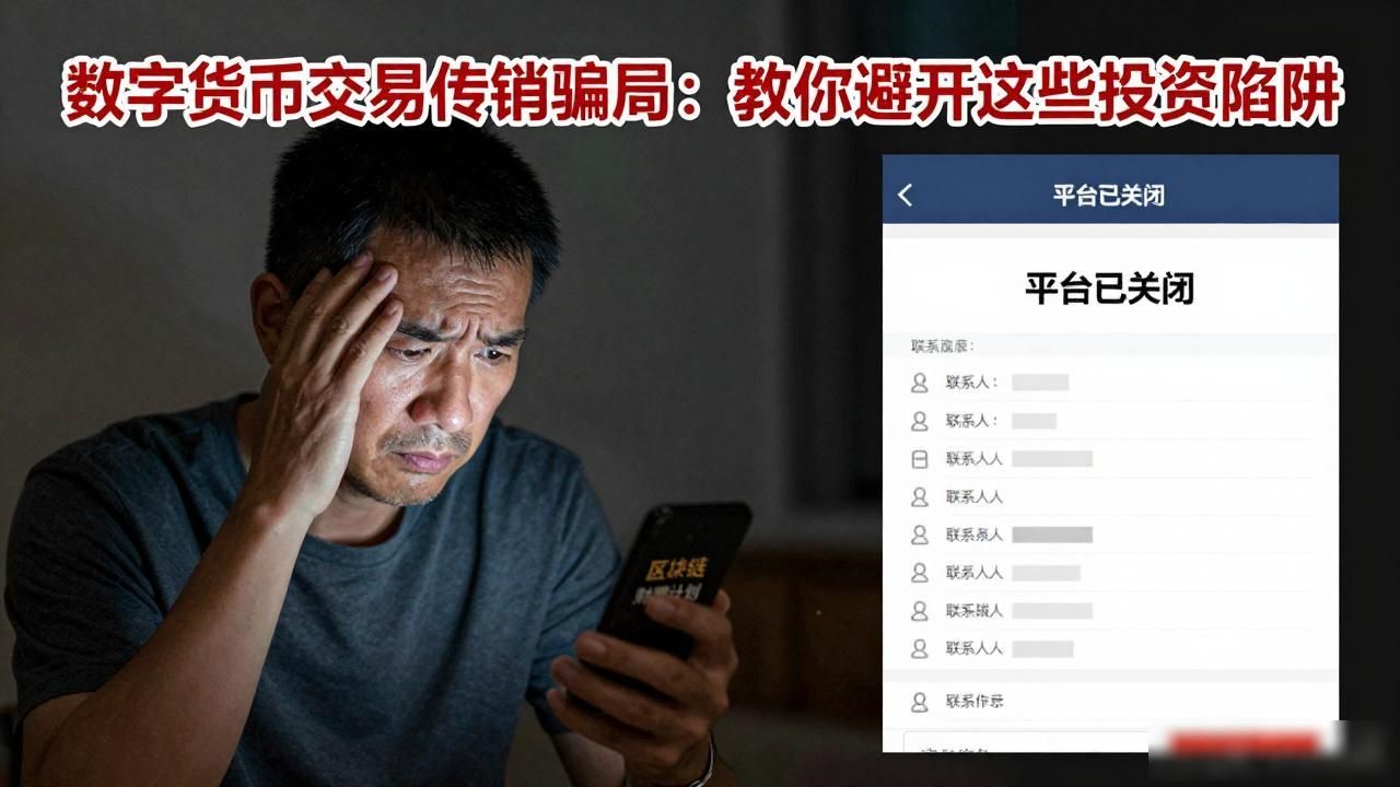 数字货币交易传销骗局：教你避开这些投资陷阱