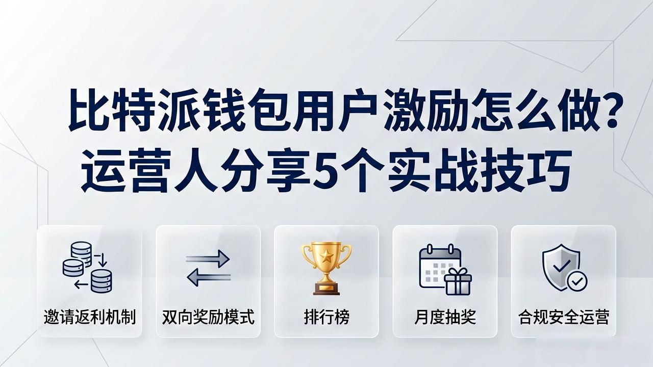 比特派钱包用户激励怎么做？运营人分享5个实战技巧