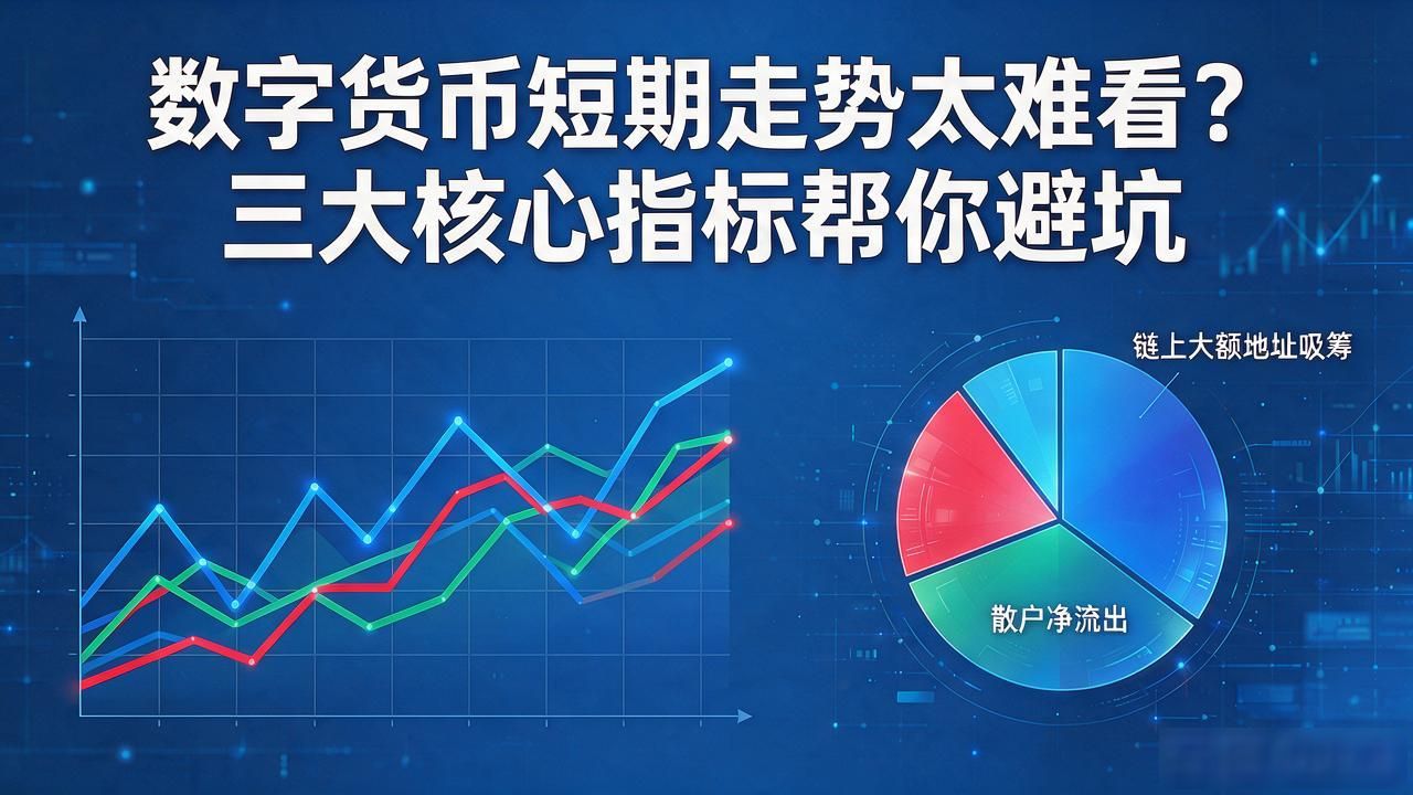 数字货币短期走势太难看？三大核心指标帮你避坑