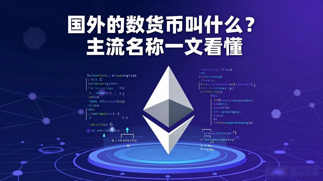 国外的数字货币叫什么？主流名称一文看懂