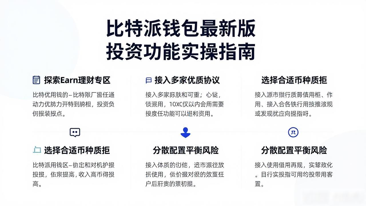 比特派钱包最新版投资功能实操指南