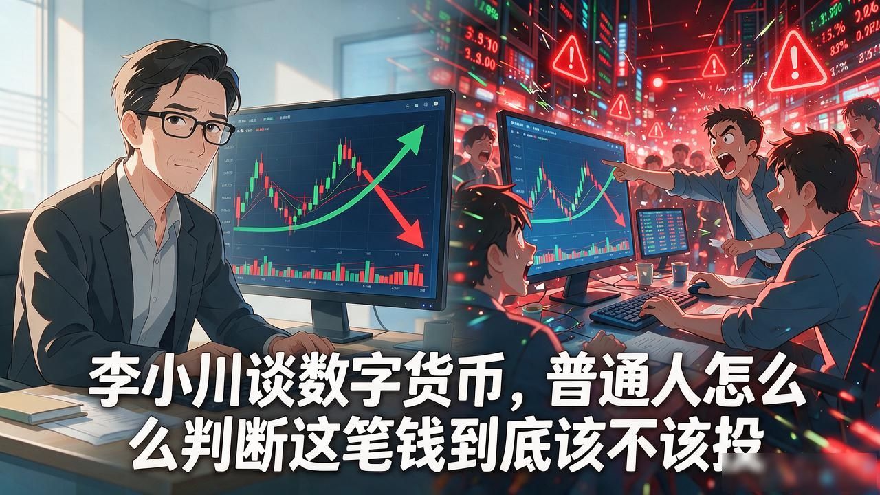 李小川谈数字货币，普通人怎么判断这笔钱到底该不该投