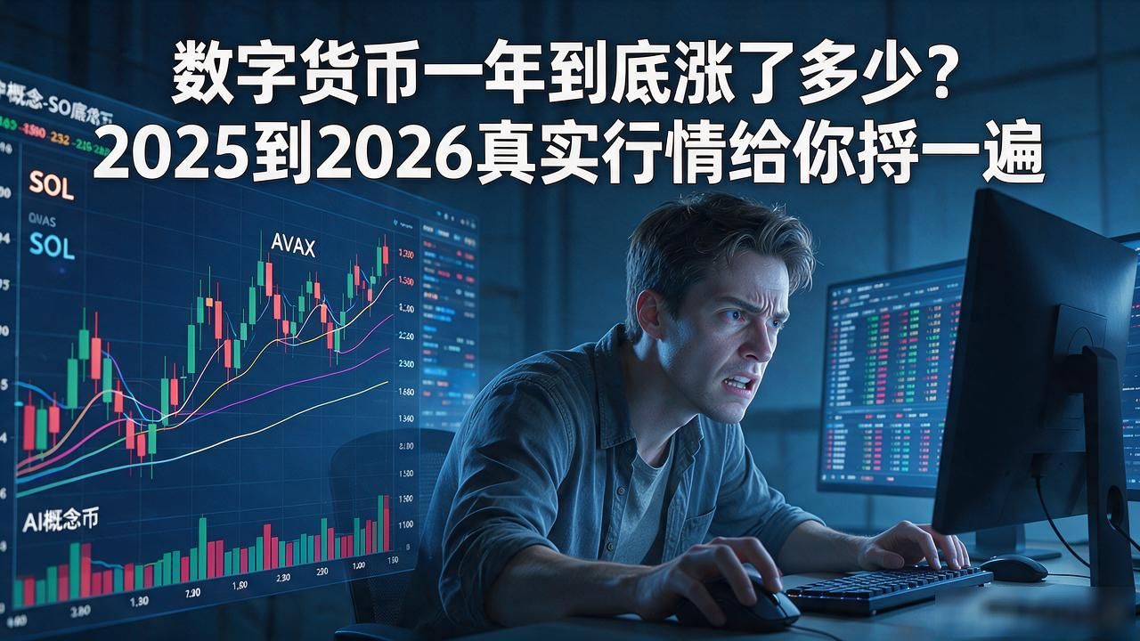 数字货币一年到底涨了多少？2025到2026真实行情给你捋一遍