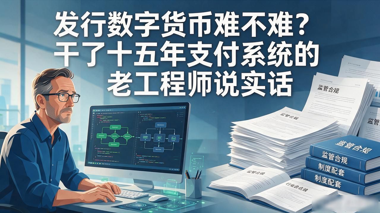 发行数字货币难不难？干了十五年支付系统的老工程师说实话