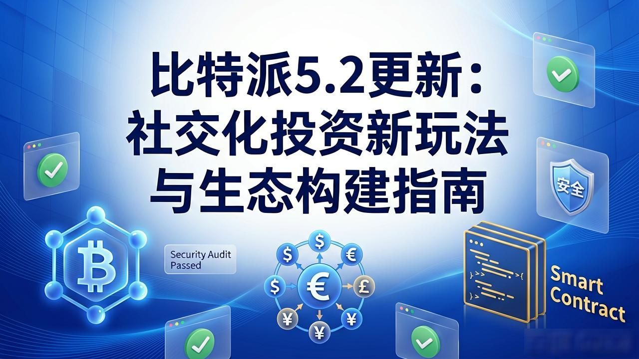 比特派5.2更新：社交化投资新玩法与生态构建指南
