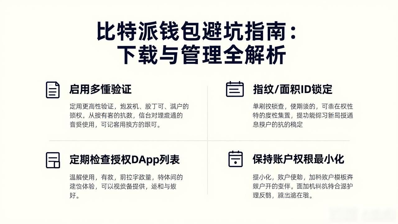 比特派钱包避坑指南：下载与管理全解析