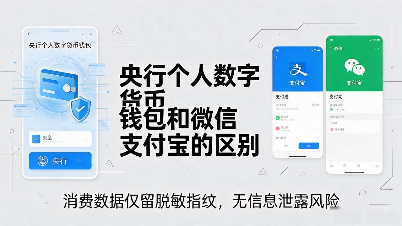 央行个人数字货币钱包怎么开通，和微信支付宝有啥区别