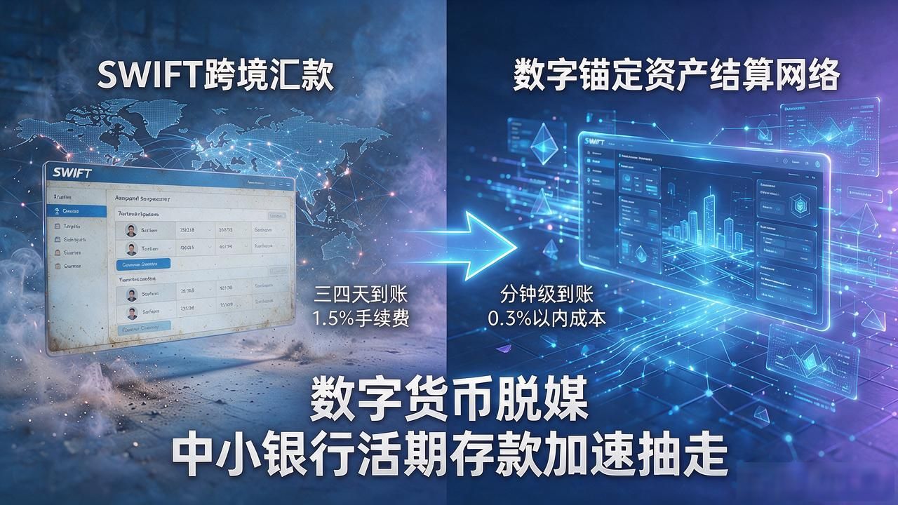 数字货币脱媒是什么意思？银行被绕过去了，你得弄明白