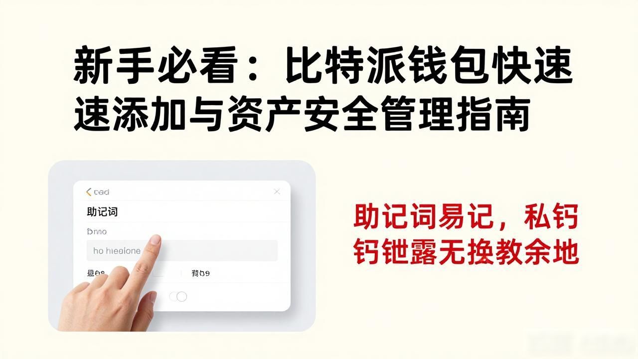 新手必看：比特派钱包快速添加与资产安全管理指南