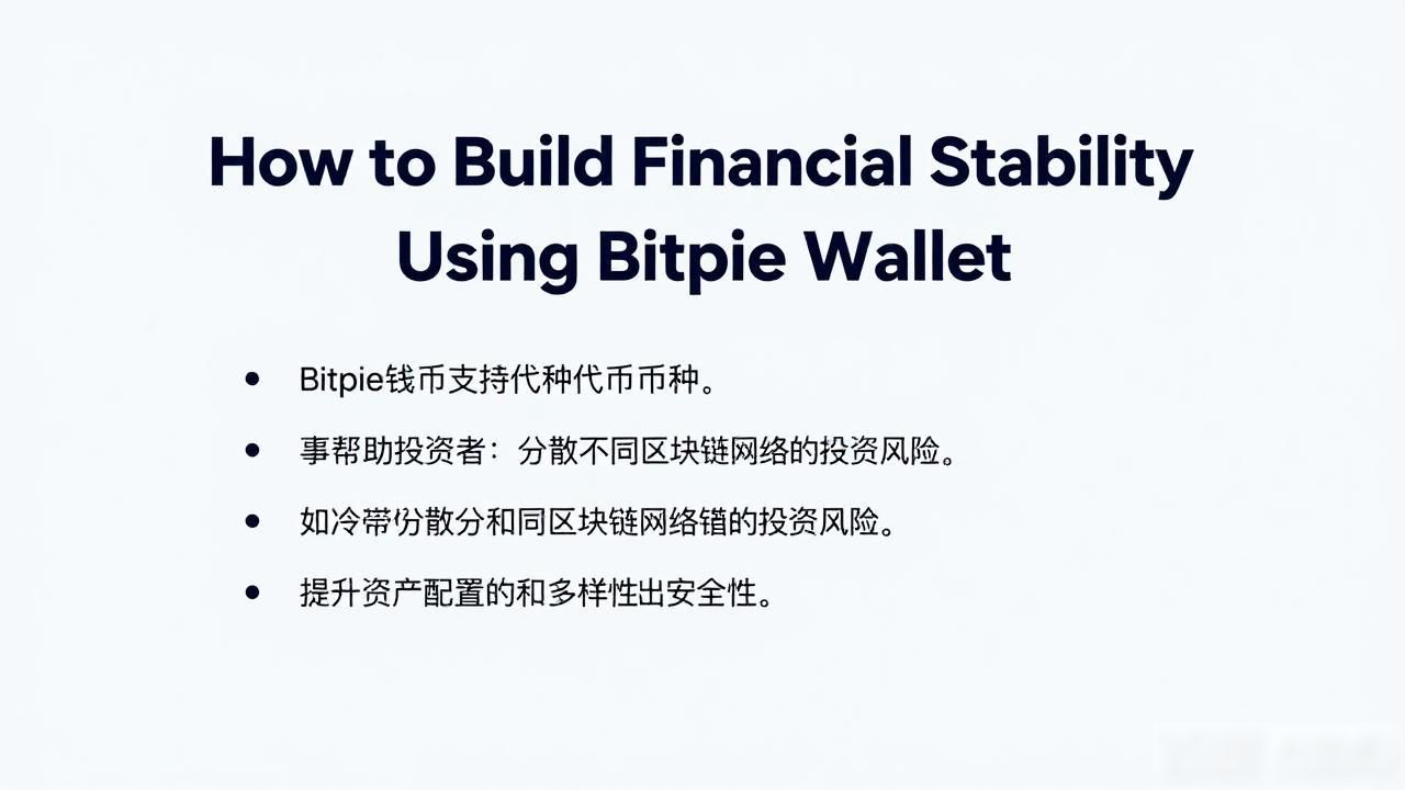 How to Build Financial Stability Using Bitpie Wallet