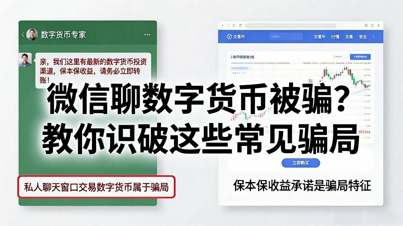 微信聊数字货币被骗？教你识破这些常见骗局