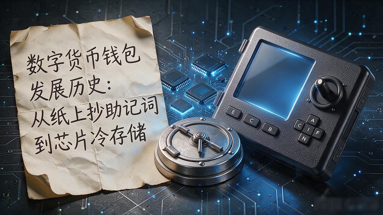 数字货币钱包发展历史：从纸上抄助记词到芯片冷存储