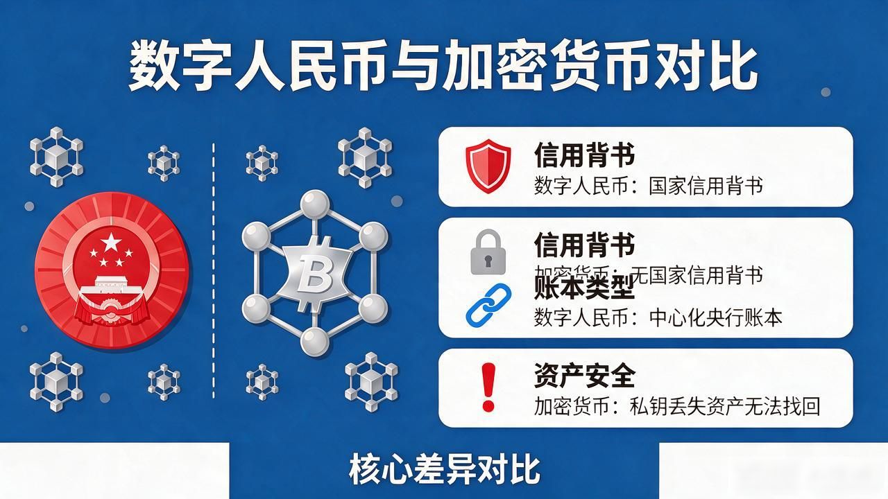 关于数字货币的了解：数字人民币和比特币到底有啥不一样