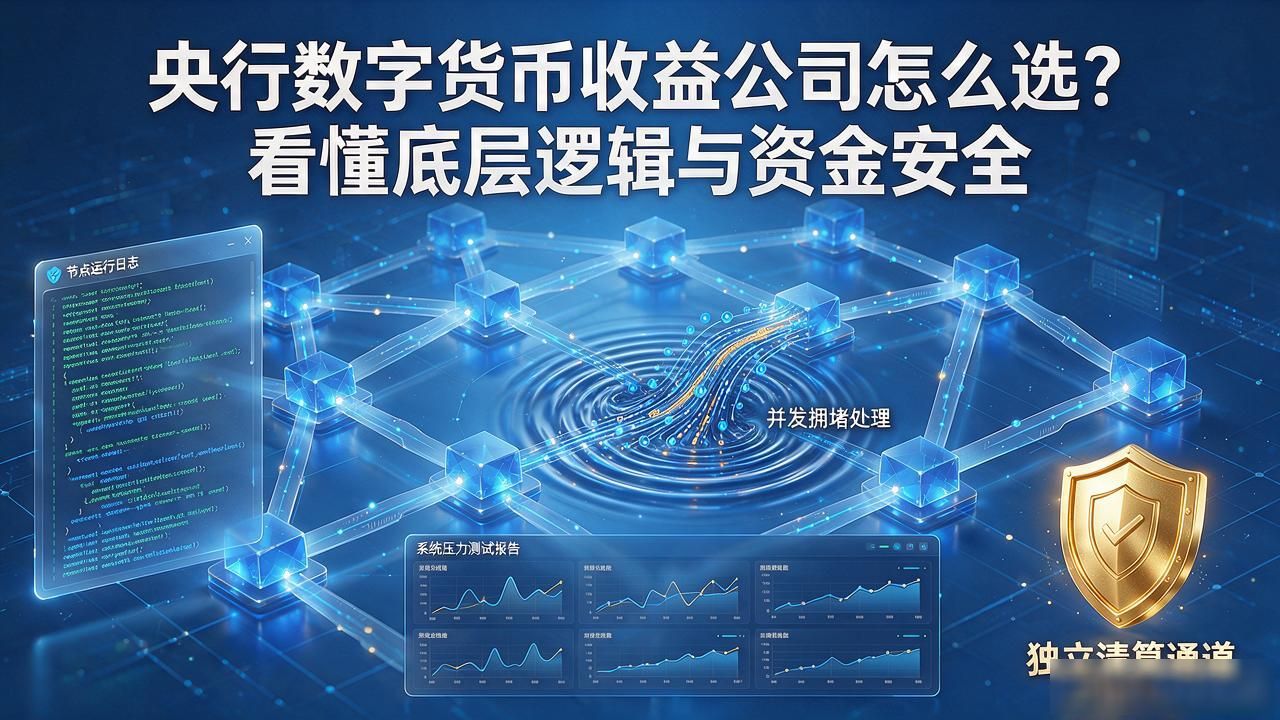 央行数字货币收益公司怎么选？看懂底层逻辑与资金安全