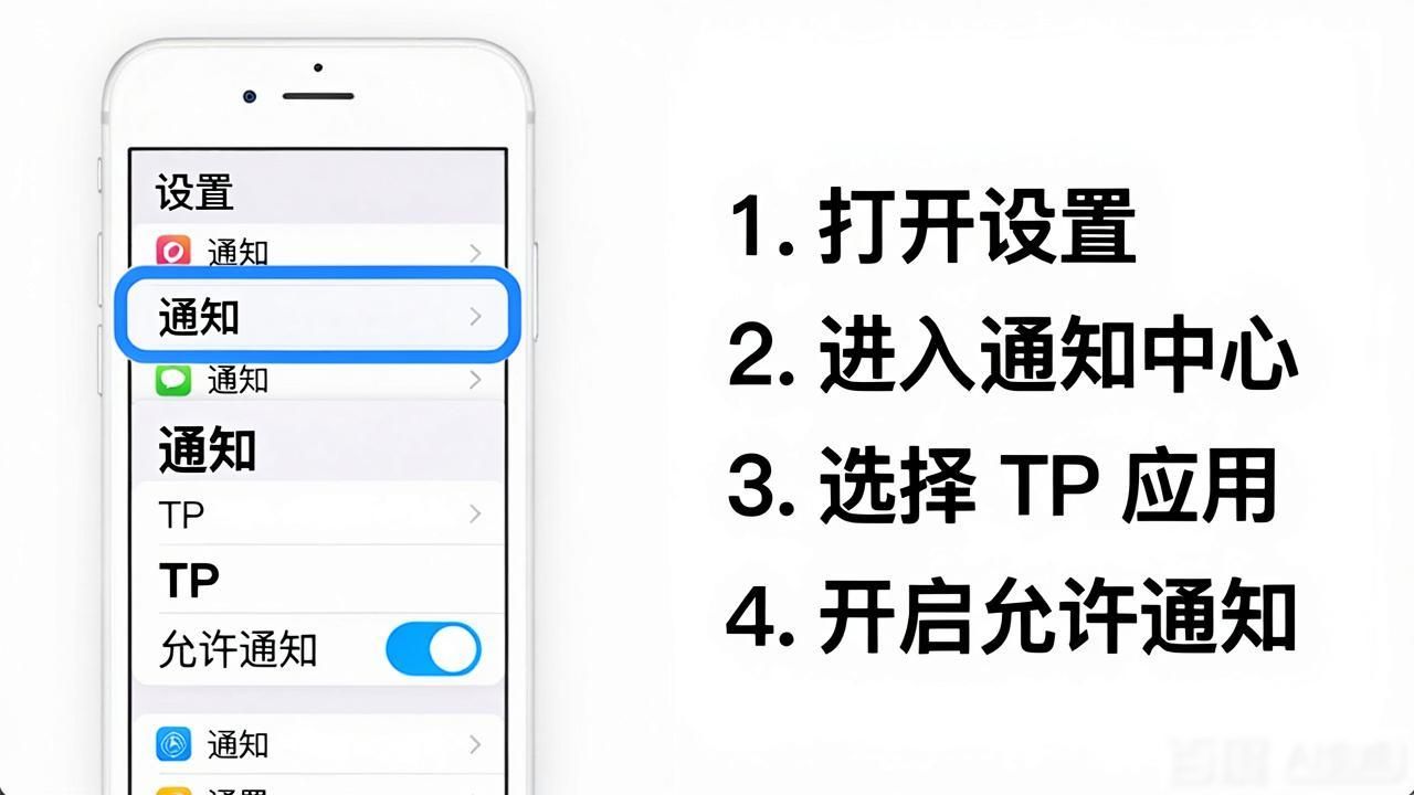 TP官网苹果版设置提醒教程