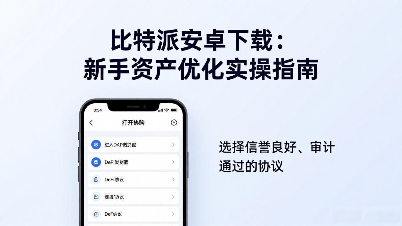 比特派安卓下载：新手资产优化实操指南