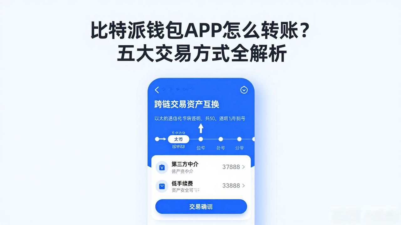 比特派钱包APP怎么转账？五大交易方式全解析
