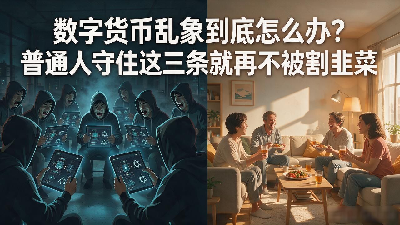数字货币乱象到底怎么办？普通人守住这三条就再不被割韭菜