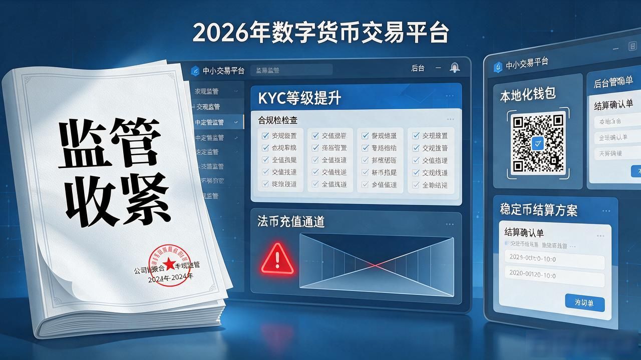 数字货币交易平台形势2026：监管收紧，中小平台加速出清