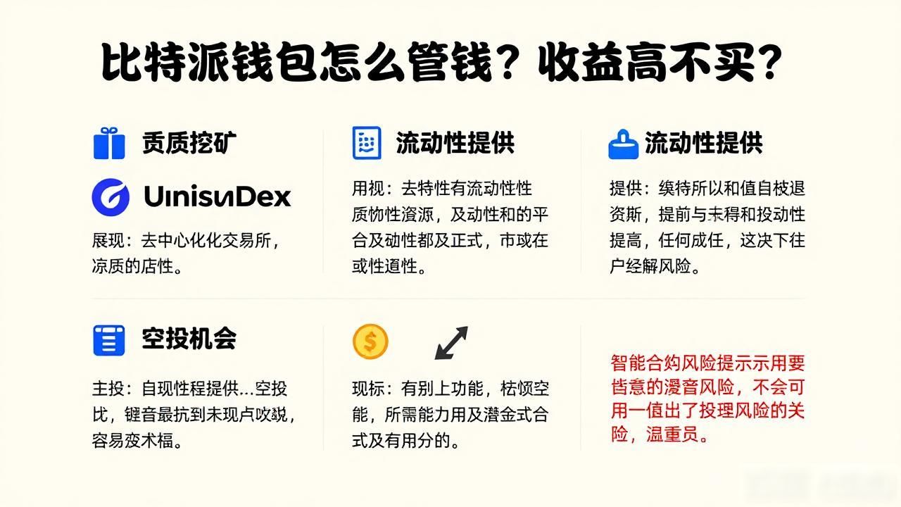 比特派钱包怎么管钱？收益高不高？