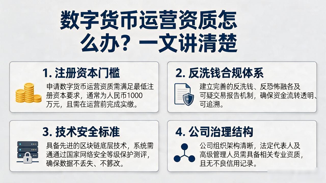数字货币运营资质怎么办？一文讲清楚