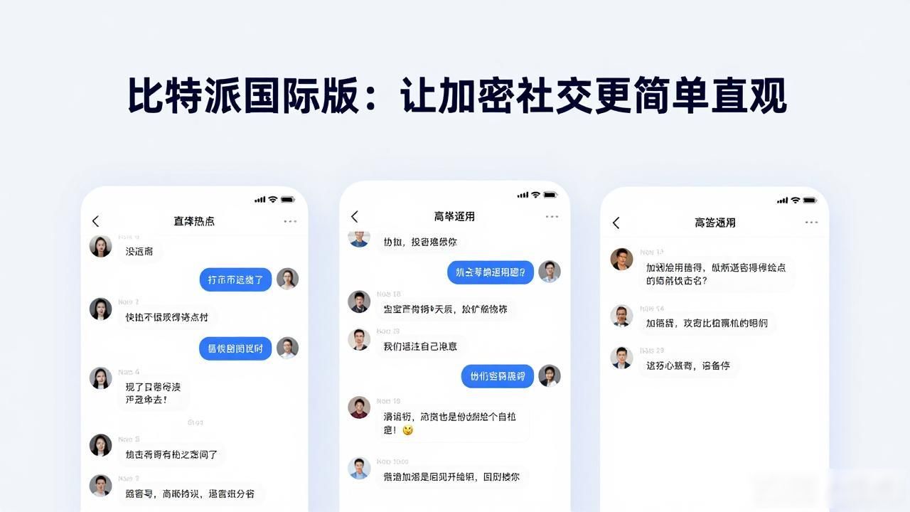 比特派国际版：让加密社交更简单直观