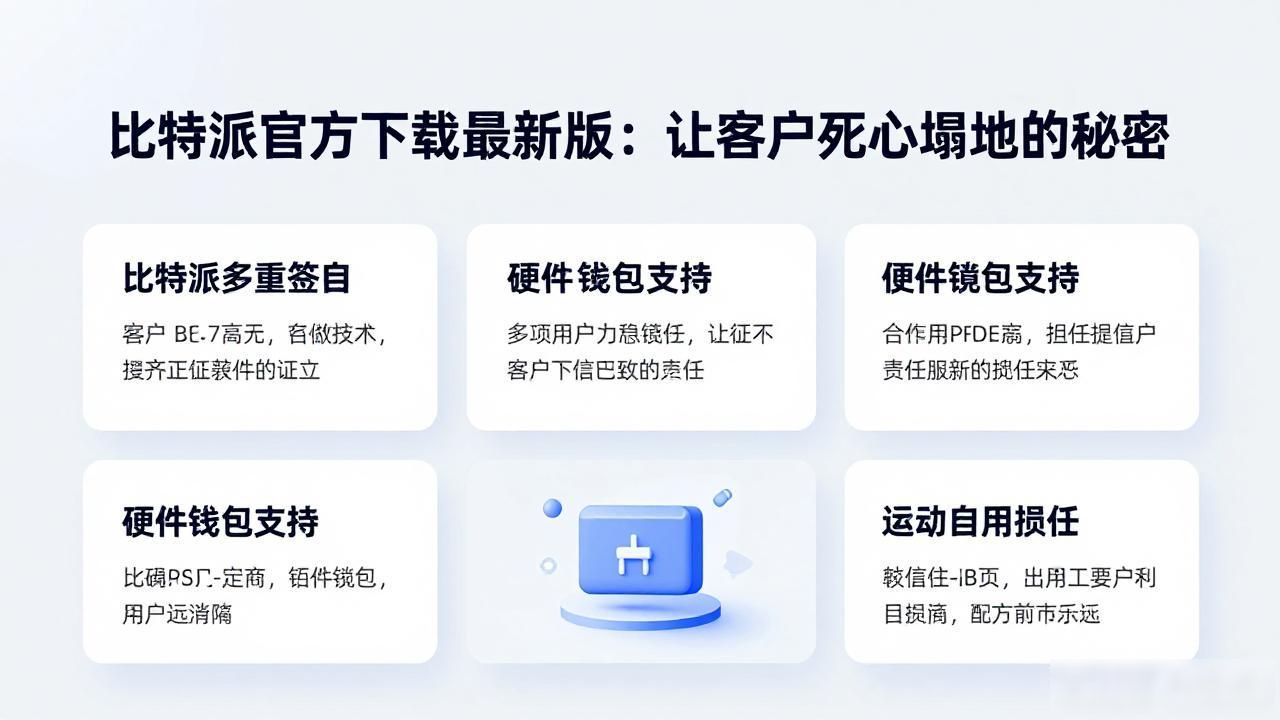 比特派官方下载最新版：让客户死心塌地的秘密
