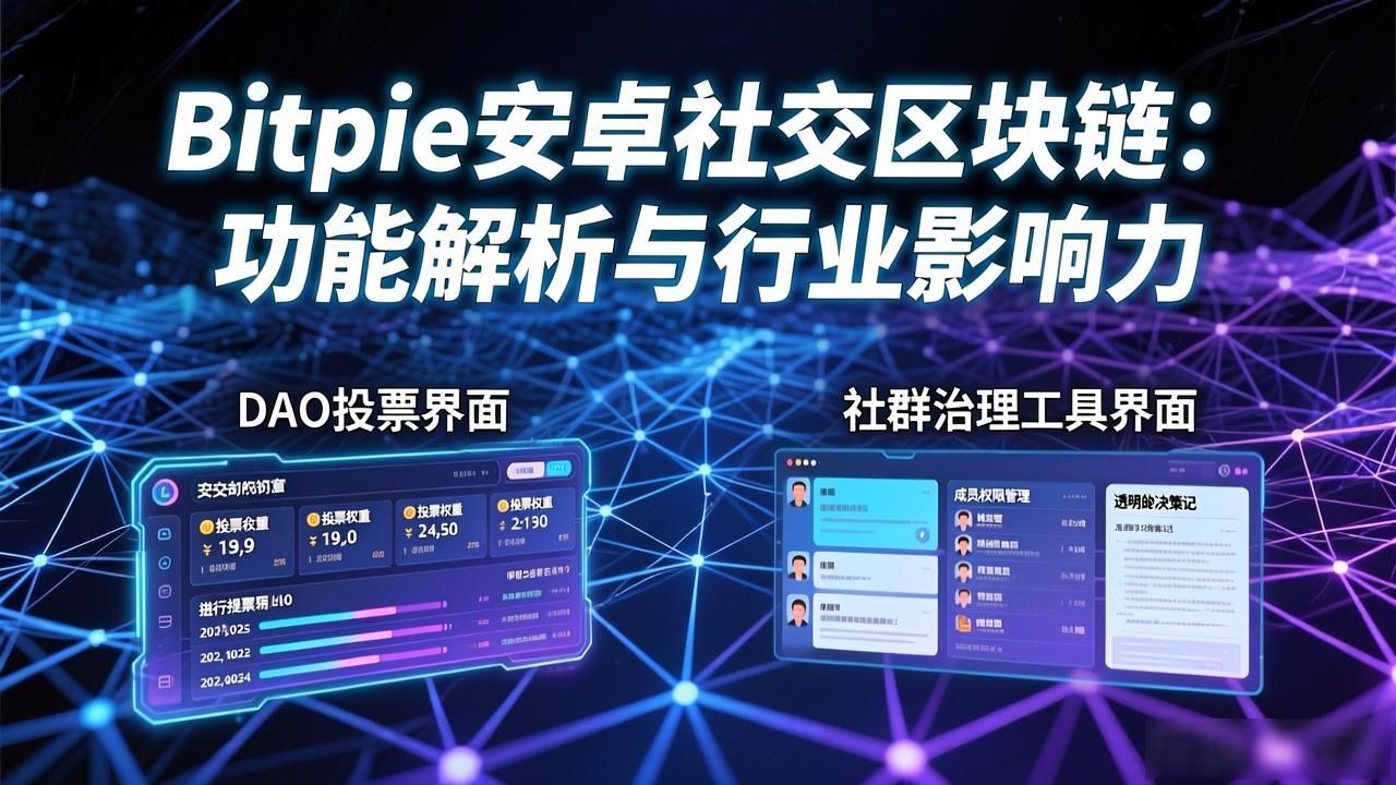 Bitpie安卓社交区块链：功能解析与行业影响力