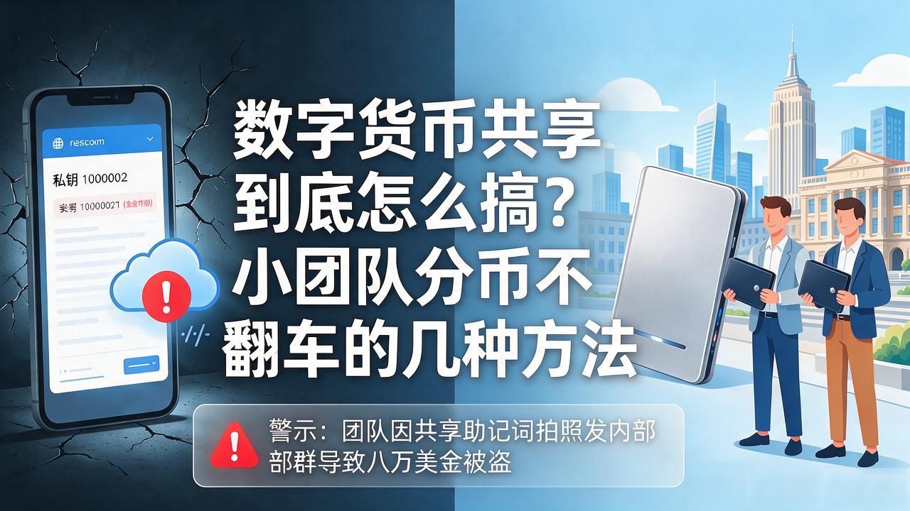 数字货币共享多签钱包_数字货币共享_门限签名方案冷钱包物理分持