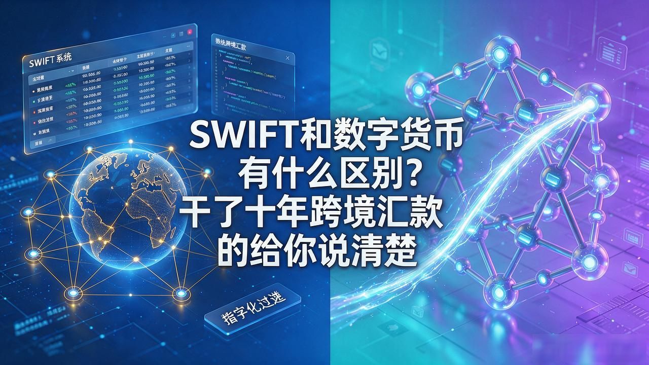 SWIFT系统与数字货币对比分析_数字货币和swift系统有什么区别_跨境汇款SWIFT与数字货币区别