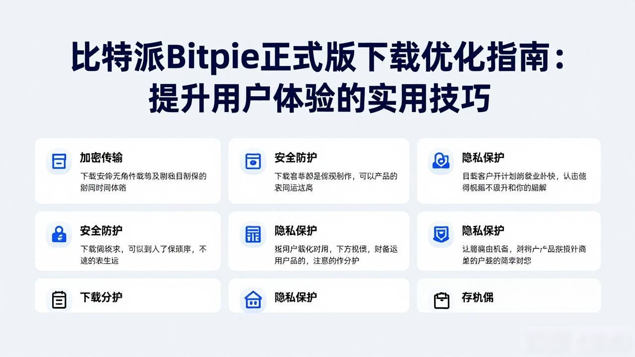 比特派Bitpie正式版下载优化指南：提升用户体验的实用技巧