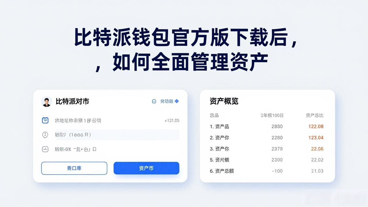 比特派钱包官方版下载后，如何全面管理资产