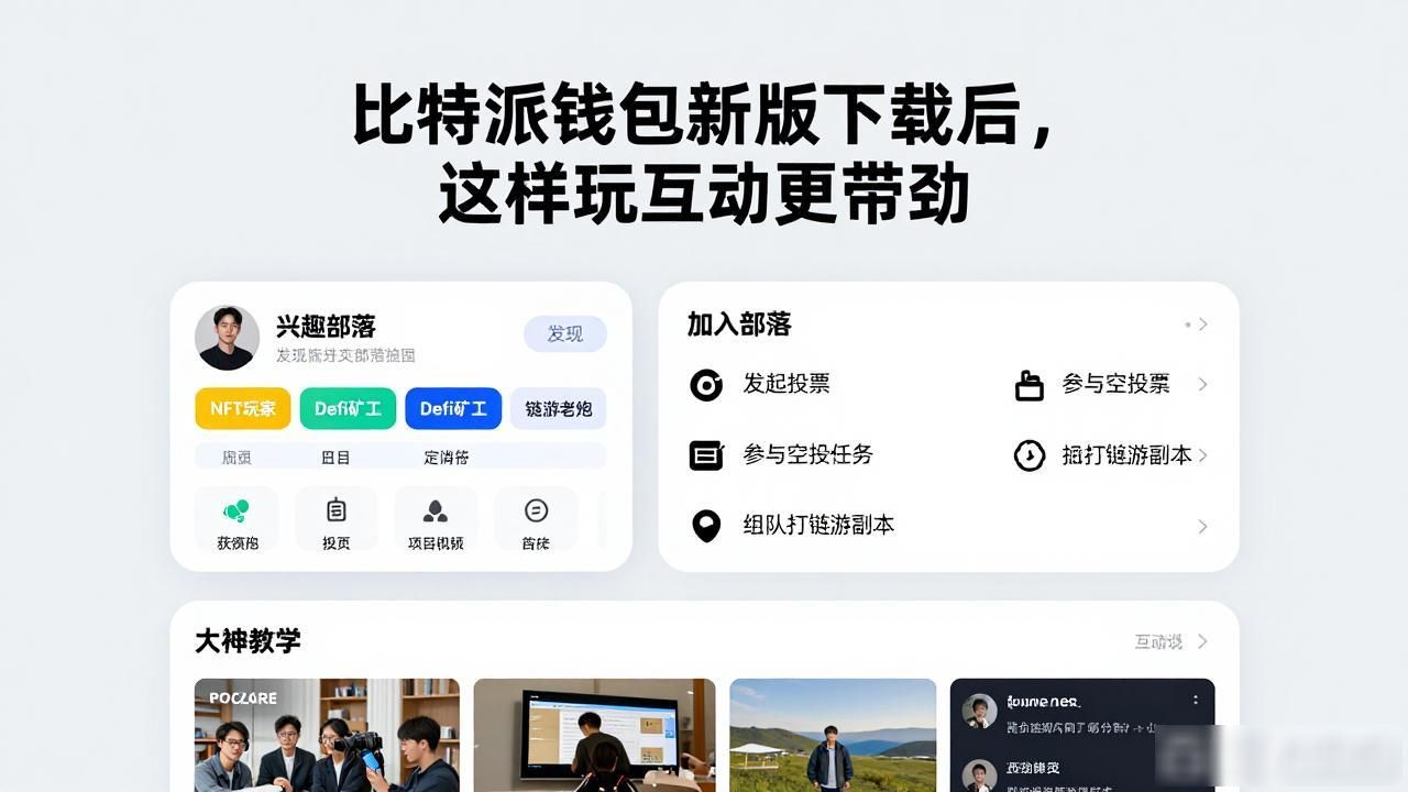 比特派钱包新版下载后，这样玩互动更带劲
