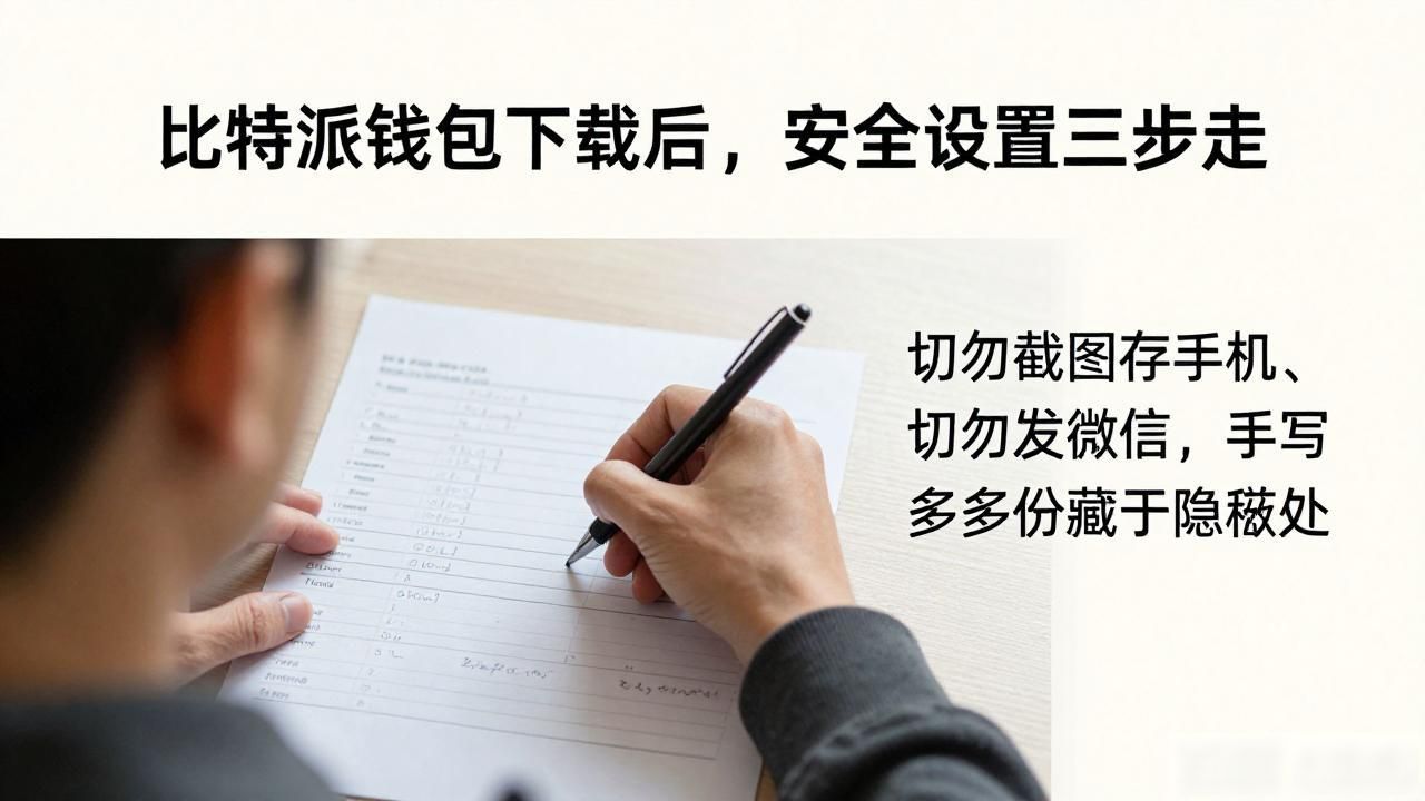 比特派钱包下载后，安全设置三步走