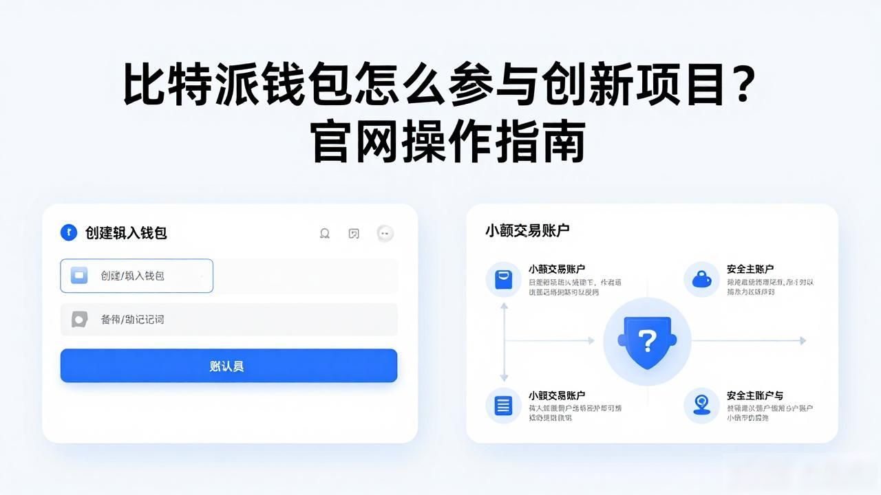 比特派钱包怎么参与创新项目？官网操作指南