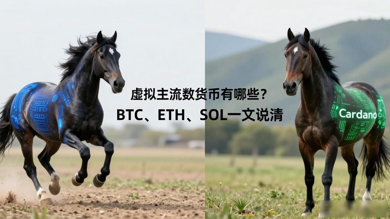 虚拟主流数字货币赛道筛选与真王分析_比特币以太坊SolanaCardano投资对比_虚拟主流数字货币